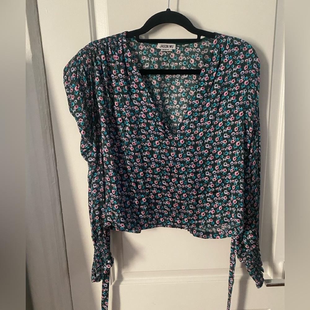 Jason Wu superr flattering floral blouse